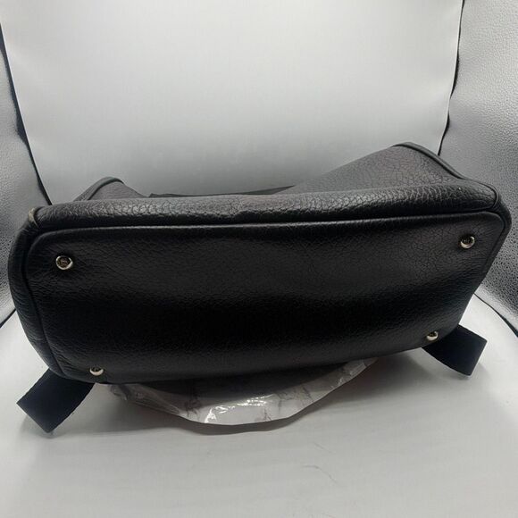 STORKSAK Black Leather St James Convertible Bag - Picture 9 of 10